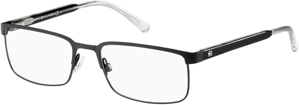 Tommy Hilfiger Th 1235 0FSW Eyeglasses Matte Black Crystal 55mm Unisex