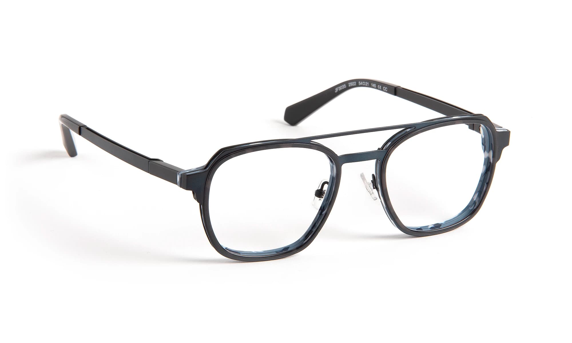 J.F. Rey JF3035 C2922 Eyeglasses Camouflage Blue/blue Peacock/black 54mm Men