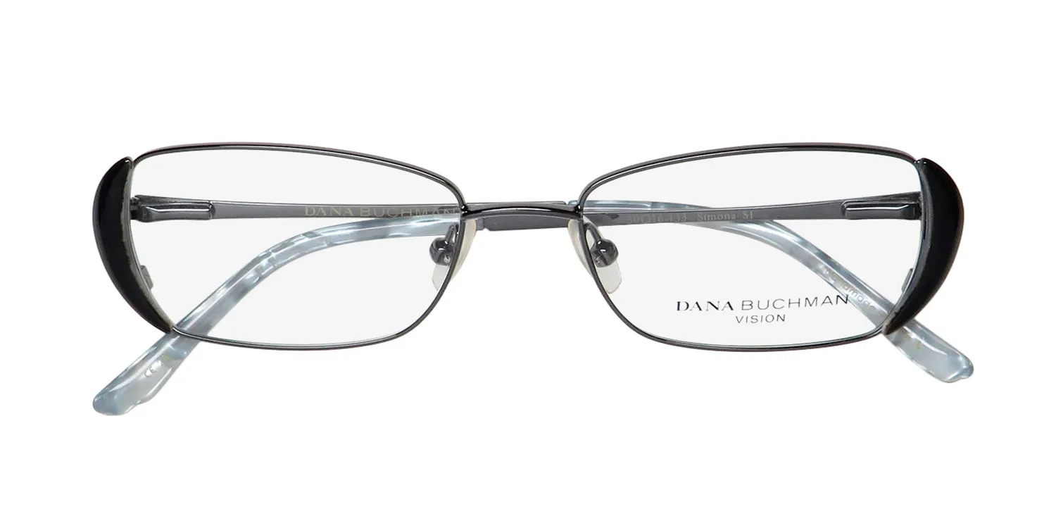 Dana Buchman Simona si Eyeglasses Silver 50mm 2