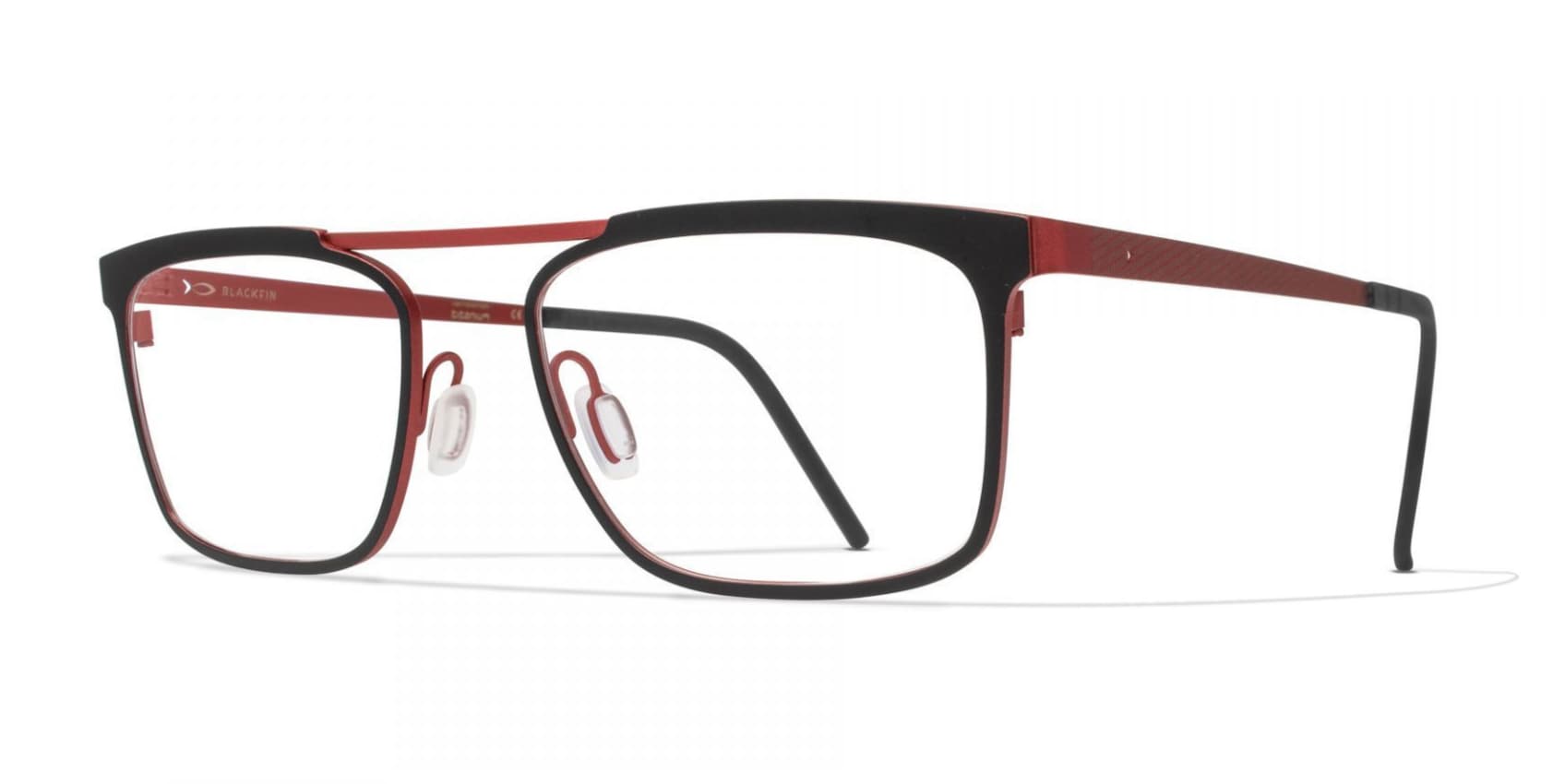Blackfin BF848 Col. 941 Eyeglasses Black Red 54mm Men