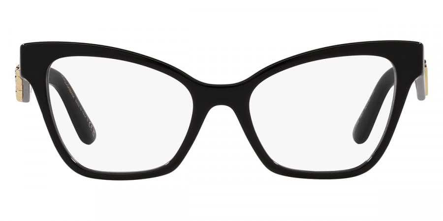 Dolce & Gabbana DG3369 501 Eyeglasses Black 52mm Women 2