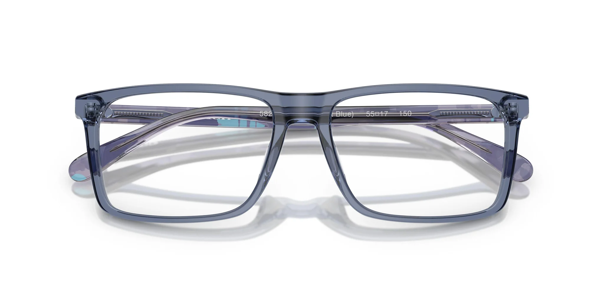 Coach 0HC6251U 5820 Eyeglasses Transparent Blue 55mm Men 5