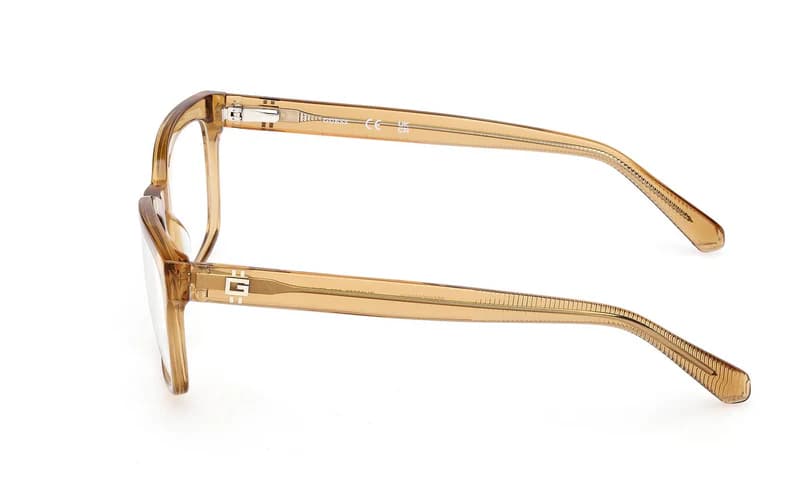 Guess GU50252 039 Eyeglasses Shiny Yellow 55mm Women 3