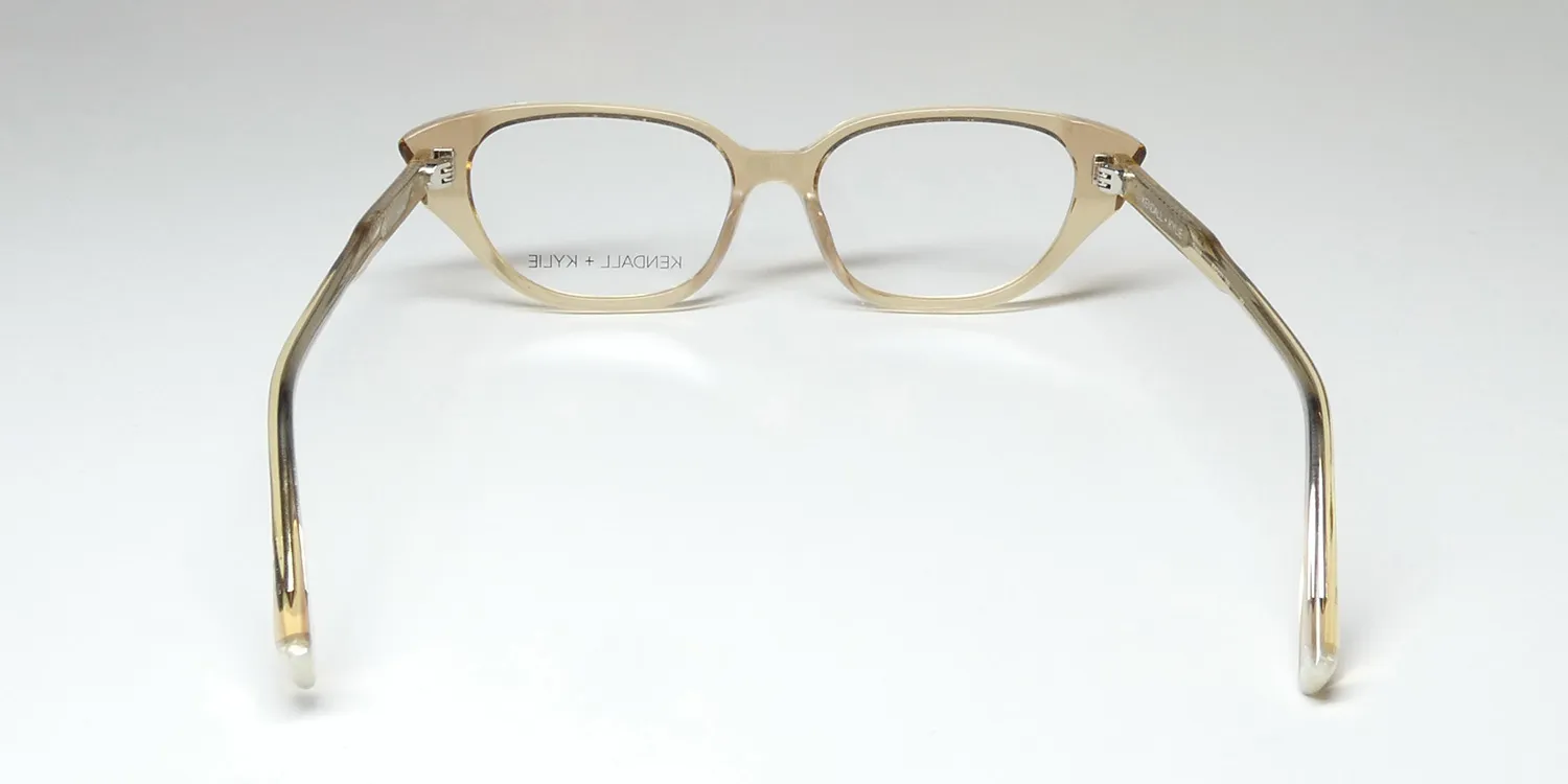 Kendall + Kylie Kko171 Tiana 290 Eyeglasses Tropical Crystal 51mm 5