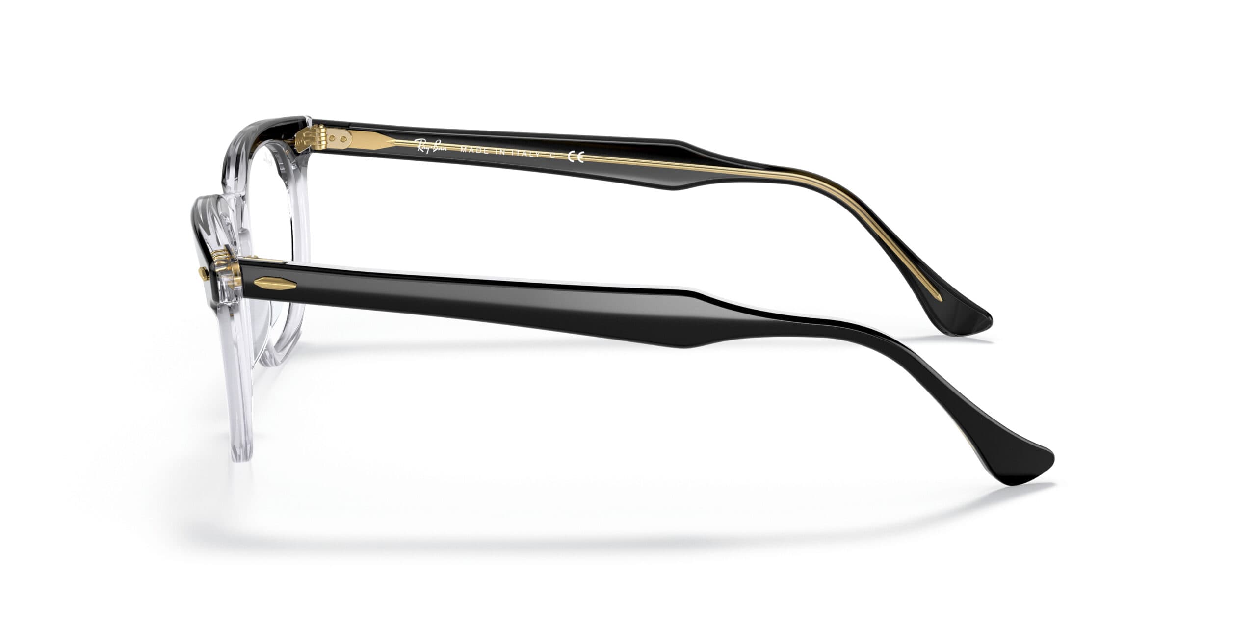 Ray-Ban RB5398F Hawkeye 2034 Eyeglasses Black Transparent 50mm Unisex 3