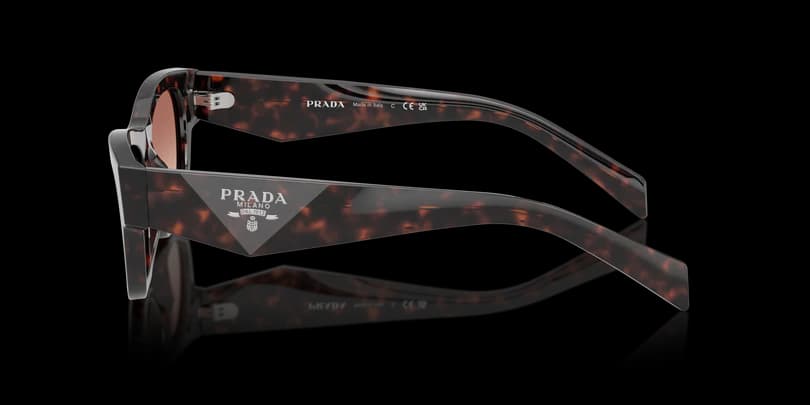 Prada 0PR B09S 17N50L Sunglasses Tortoise 52mm Women 3