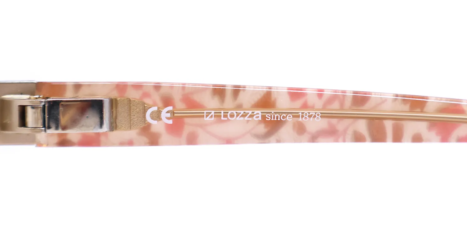 Lozza Vl2123 0300 Eyeglasses Gold 52mm 7