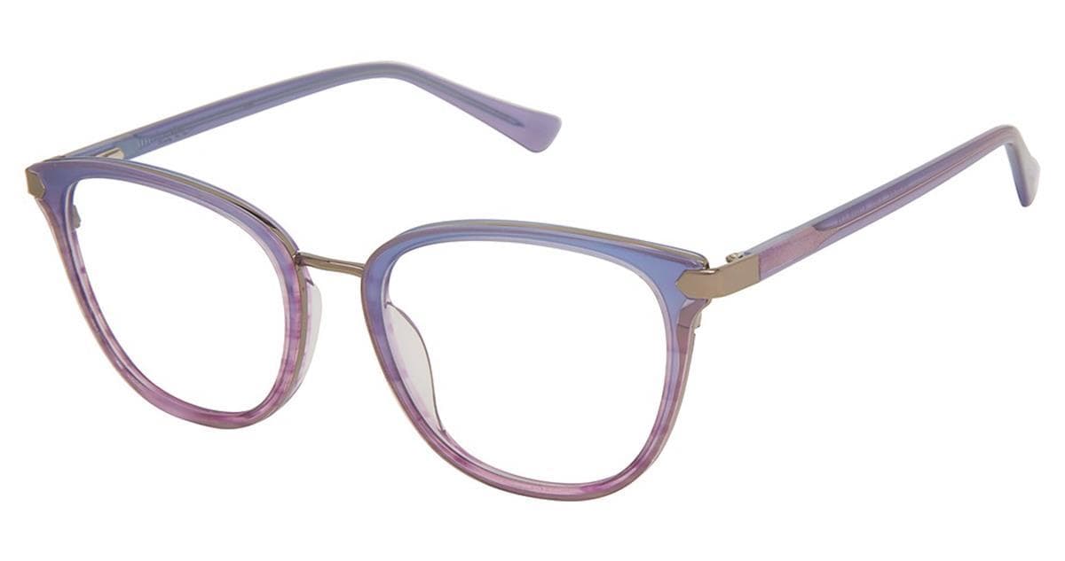 Nicole Miller NMRIVIERA 02 Eyeglasses Spring Violet 51mm Women