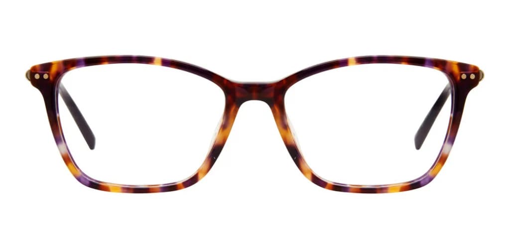 Banana Republic BR 228 0DEX Eyeglasses Brown Violet Havana 52mm Women 2