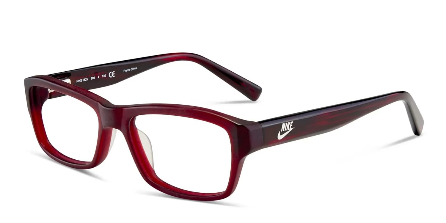 Nike 5525 600 Eyeglasses Burgundy 45mm Kids 2