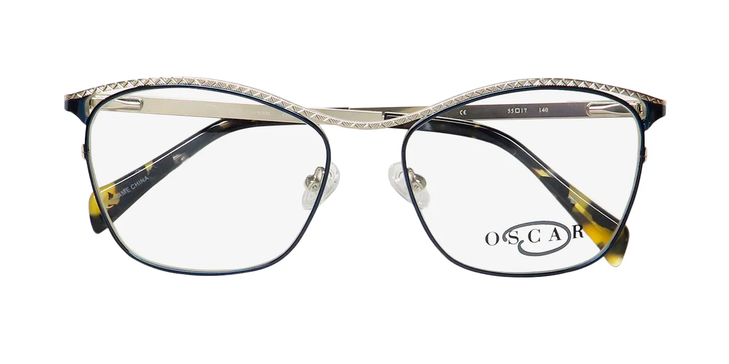 Oscar de la Renta Osl 748 414 Eyeglasses Navy 55mm 2
