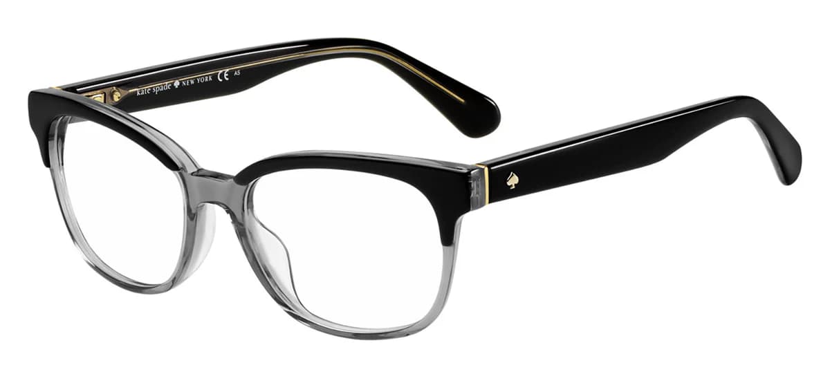 Kate Spade CAROLANNE 08A Eyeglasses Black Gray 51mm Women