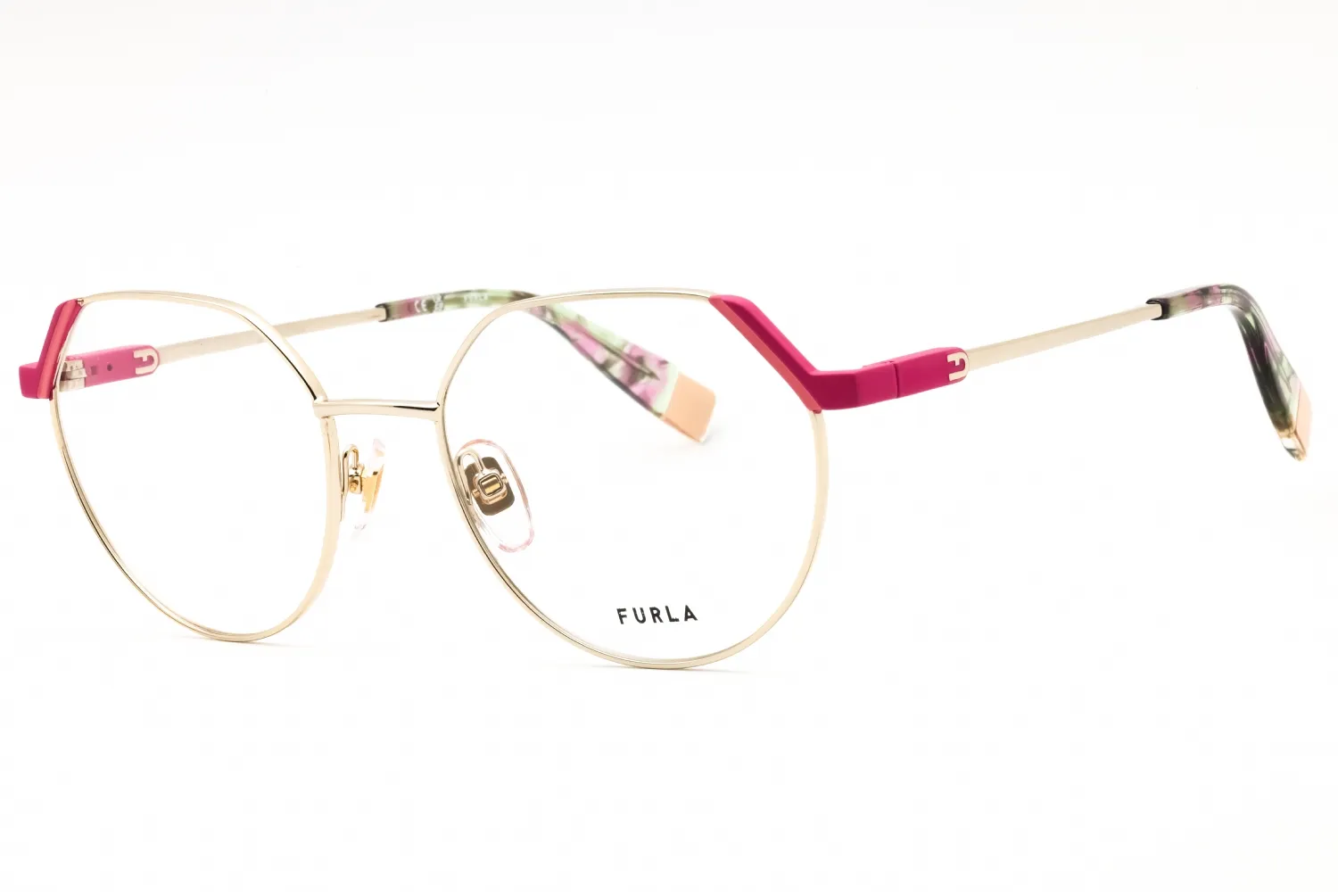 Furla VFU676 0492 Eyeglasses Light Gold W 52mm Women