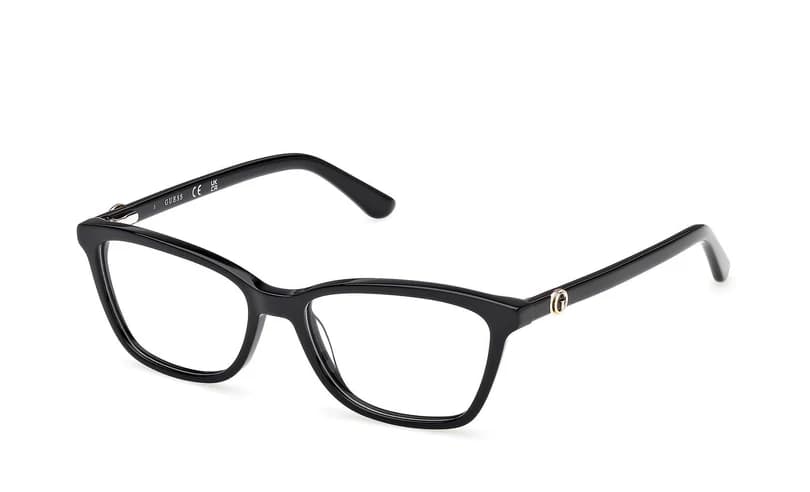 Guess GU50310 001 Eyeglasses Shiny Black 50mm Women