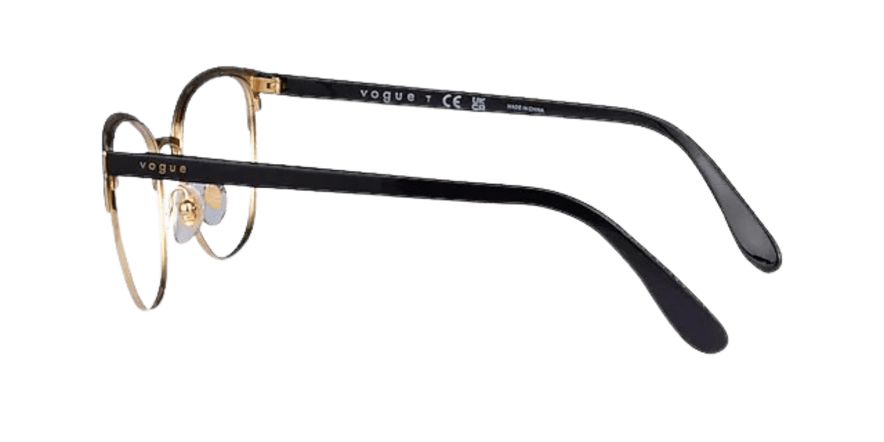 Vogue VO4088 352 Eyeglasses Black Gold 50mm Women 3