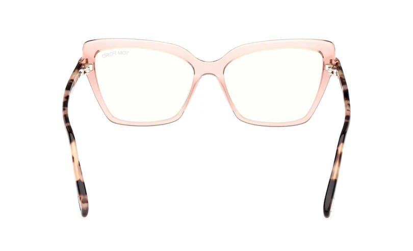 Tom Ford FT5948B 072 Eyeglasses Shiny Pink 55mm Women 4
