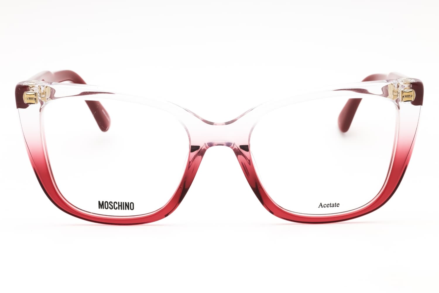 Moschino MOS603 06XQ Eyeglasses Crystal Red 52mm Women 2