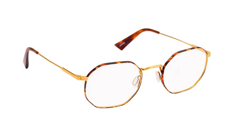 Mad in Italy Pastin C01 Eyeglasses Gold Havana 50mm Unisex
