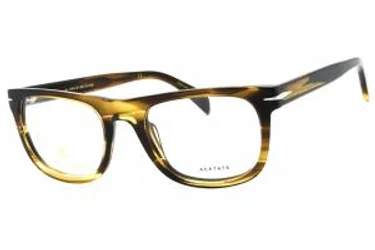 David Beckham DB 7085 0KKU 00 Eyeglasses Olive Striped