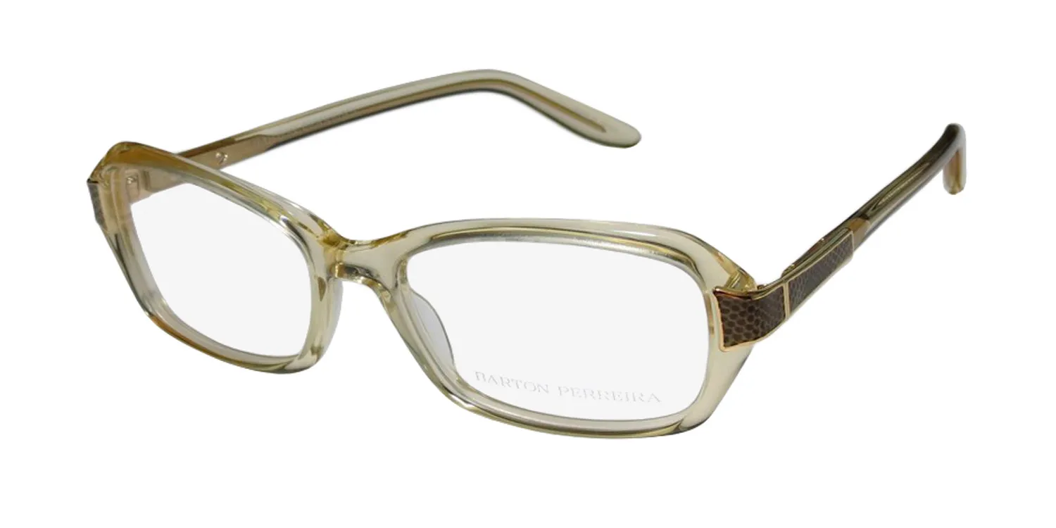 Barton Perreira Devereaux cha/sas Eyeglasses Light Yellow 53mm