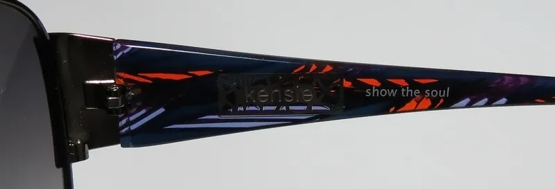 Kensie Show The Soul gm/gradient gray lens Sunglasses Gunmetal 61mm 7