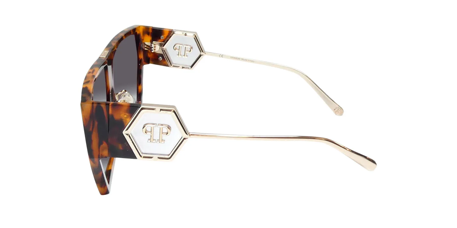 Philipp Plein Spp040 Space Rock Plein 0728 Sunglasses Black Havana 65mm 4
