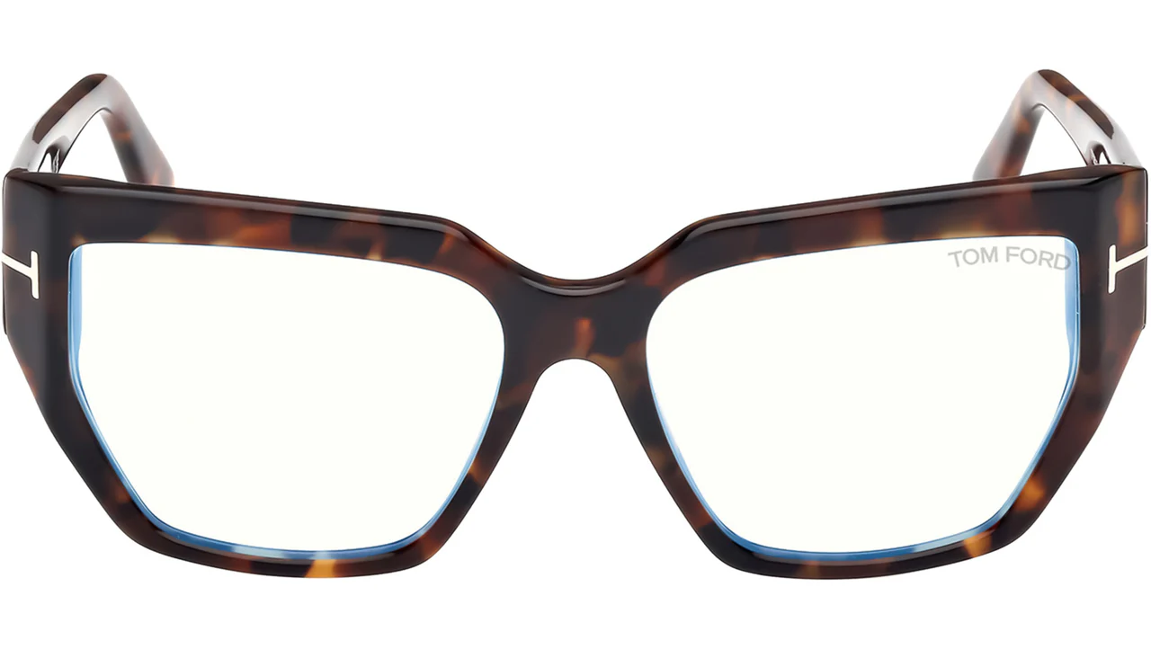 Tom Ford FT5951B 052 Eyeglasses Dark Havana 54mm Women 2