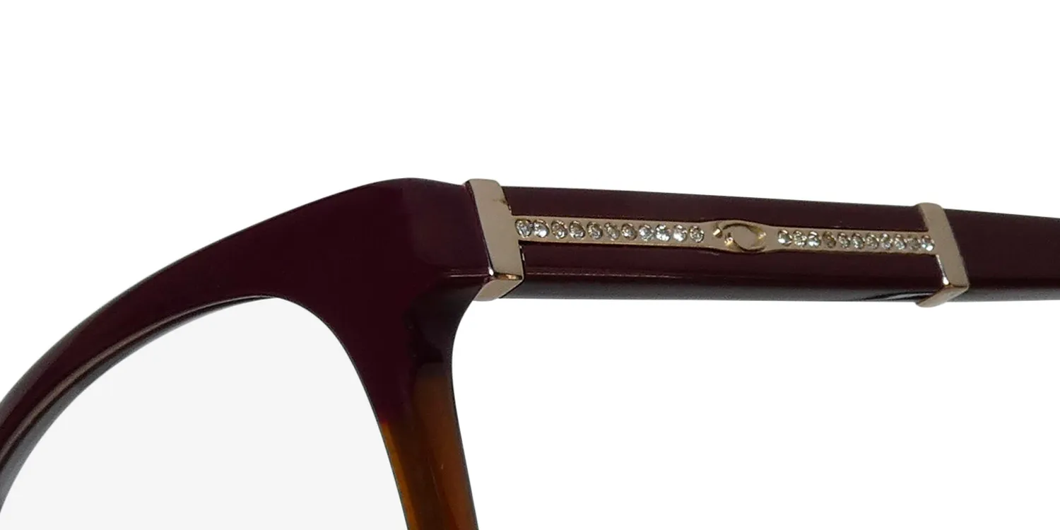 Oscar de la Renta Osl 474 210 Eyeglasses Burgundy Gradient 53mm 6