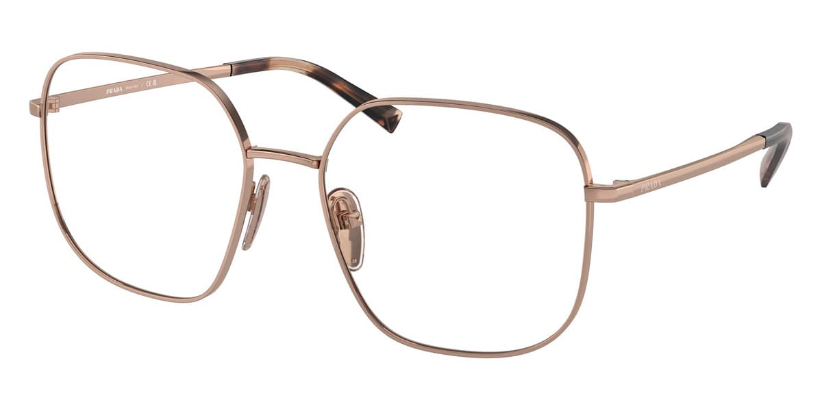 Prada VPRA59 ZVF1O1 Eyeglasses Rose Gold 53mm Women