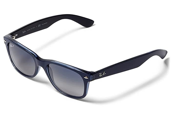 Ray-Ban RB2132 NEW WAYFARER 6607/78 RB2132 Sunglasses Blue 145mm Unisex