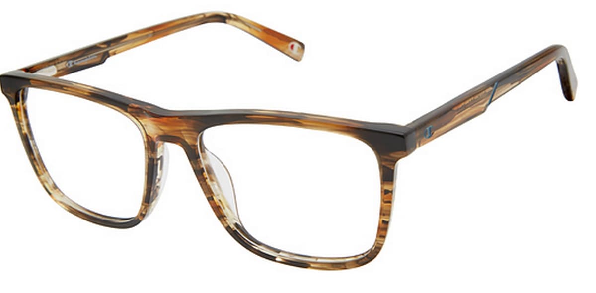 Champion CUSNAG C02 Eyeglasses Brown Horn 52mm Men
