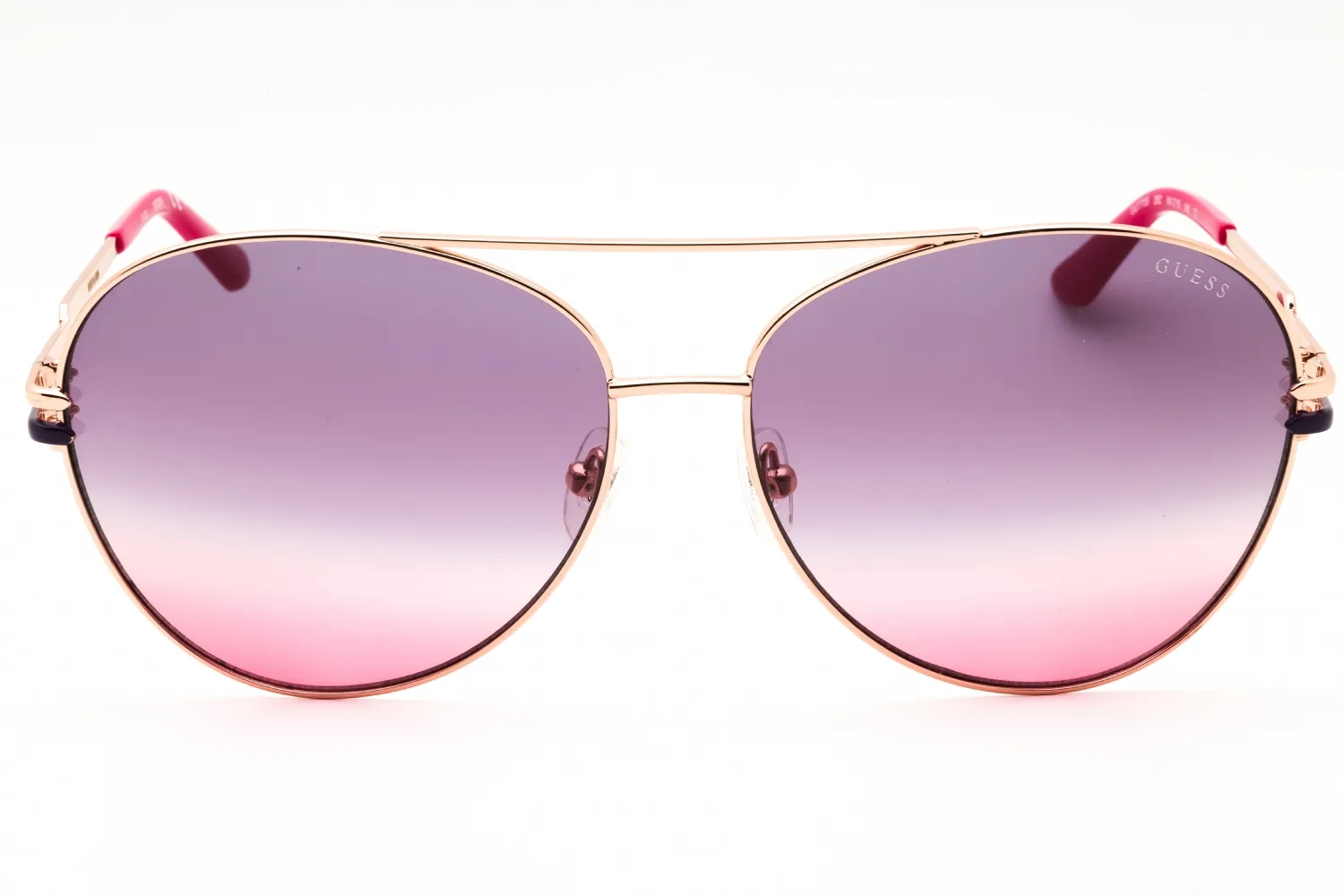 Guess GU7735 28Z Sunglasses Shiny Rose Gold 64mm Women 2