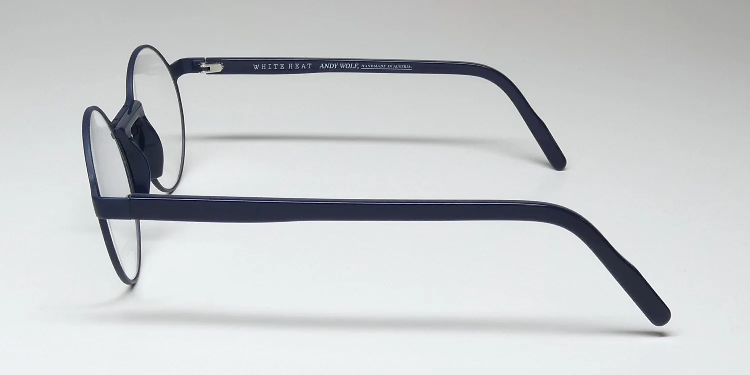 Andy Wolf Olm e Eyeglasses Navy Blue 47mm Unisex 4