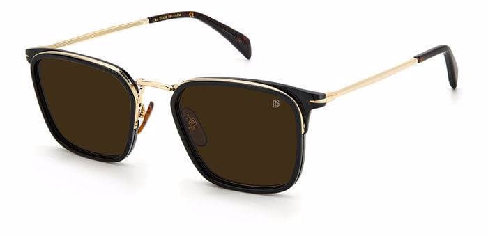 David Beckham DB7065/F/S 0RHL Sunglasses Gold Black 56mm Men