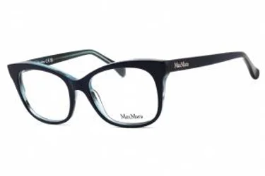 Max Mara MM5094 090 Eyeglasses Shiny Blue 52mm