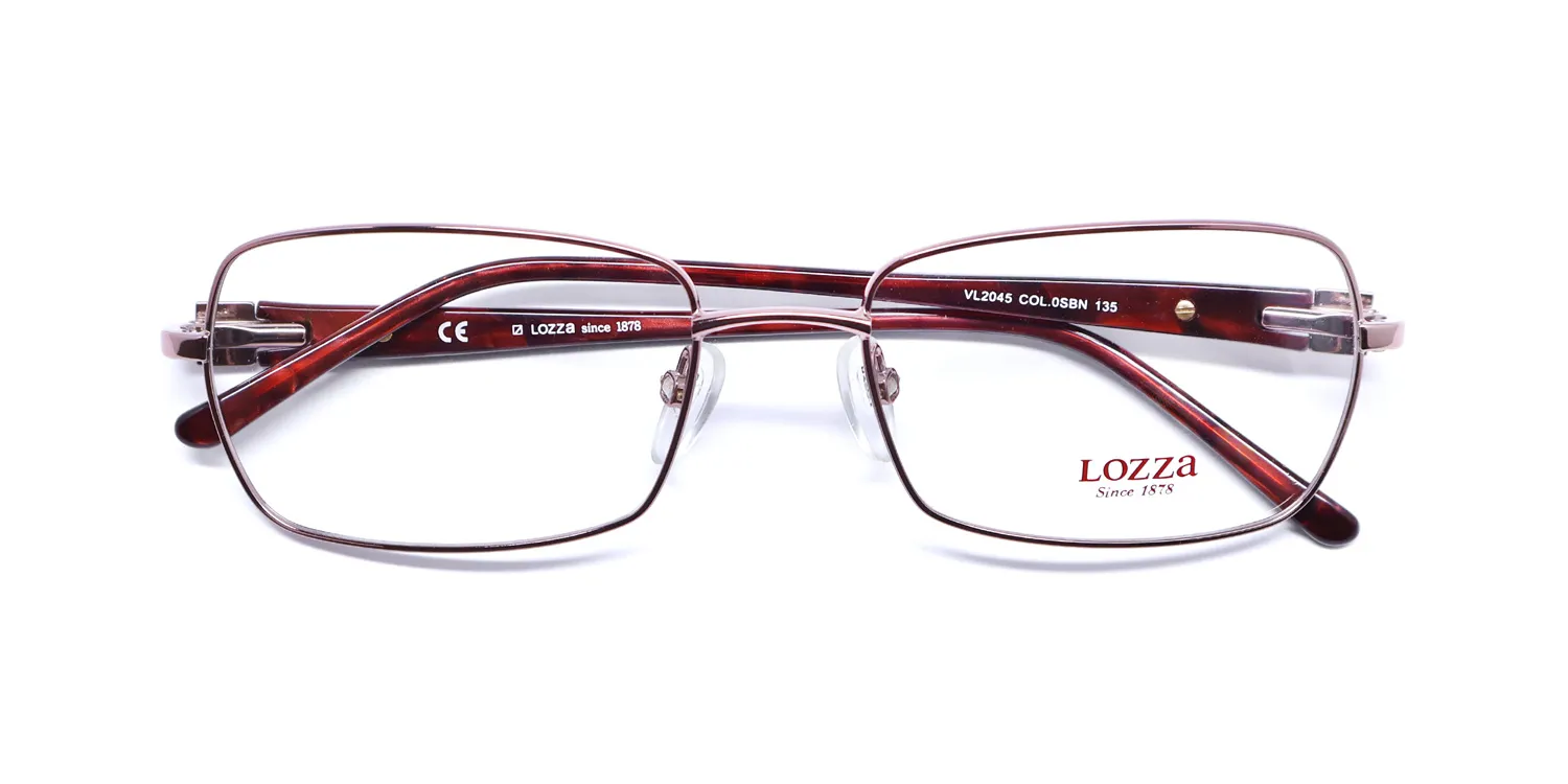 Lozza Vl2045 0sbn Eyeglasses Rose Pink 52mm 2