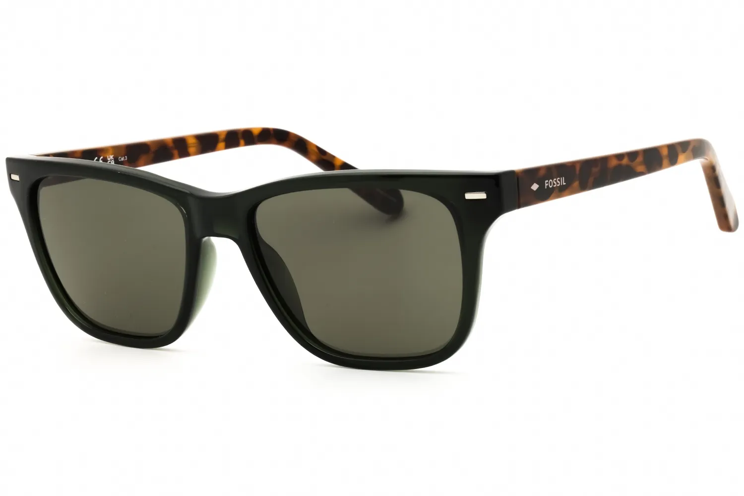 Fossil FOS 3149/G/S 00OX QT Sunglasses Cry Grn 54mm Men
