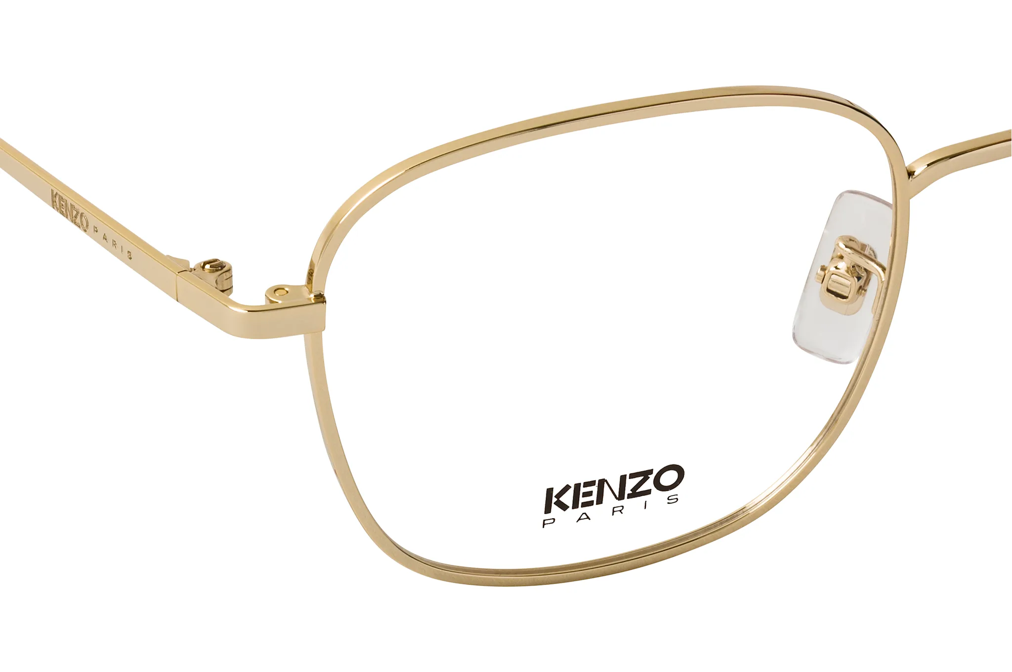 Kenzo KZ50167U 032 Eyeglasses Shiny Gold 52mm Unisex 4