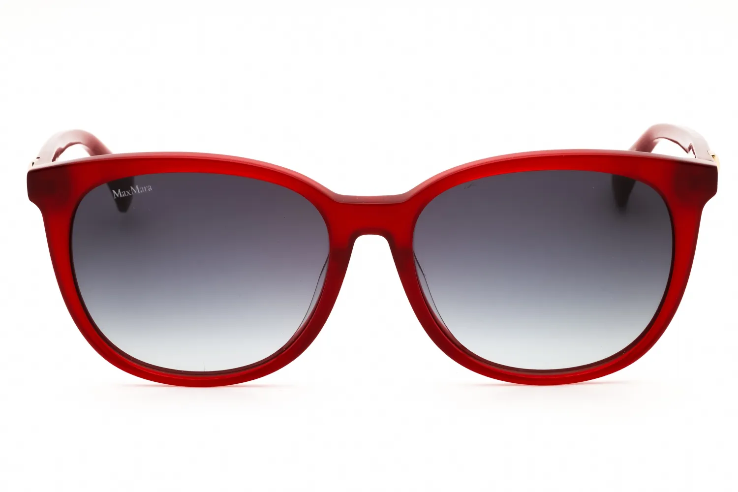 Max Mara MM0022 66B Sunglasses Shiny Red 56mm Women 2
