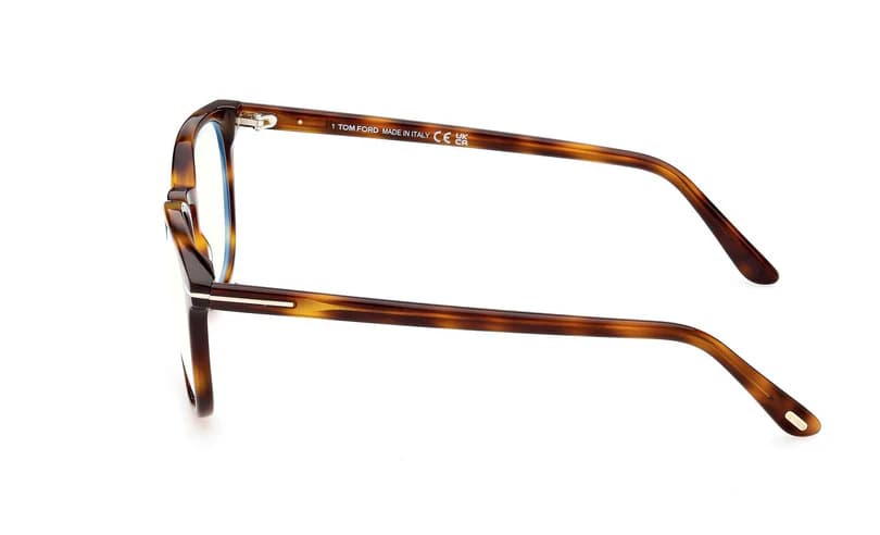 Tom Ford FT5819B 053 Eyeglasses Blonde Havana 52mm Men 3