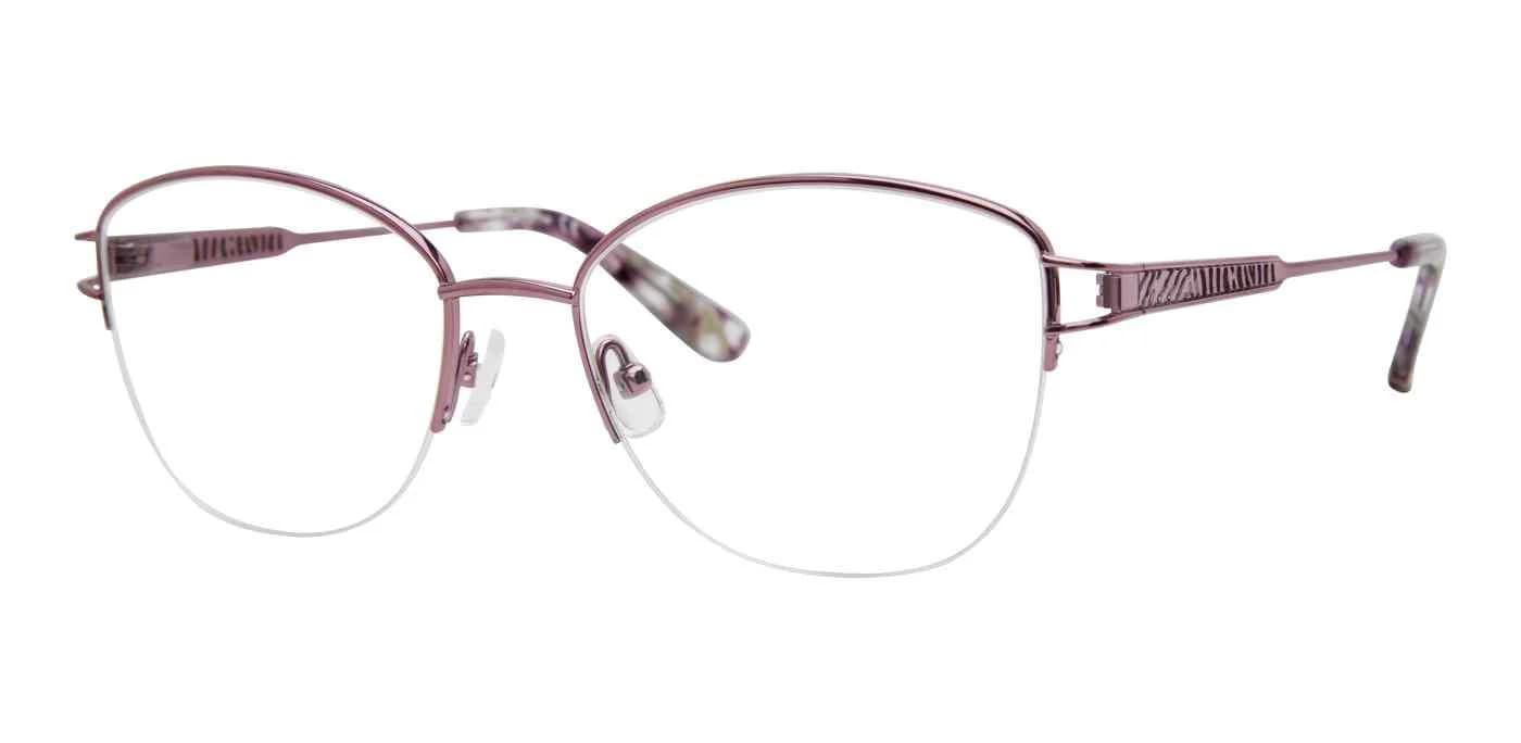 Liz Claiborne L 674T 0789 Eyeglasses Lilac 54mm Women
