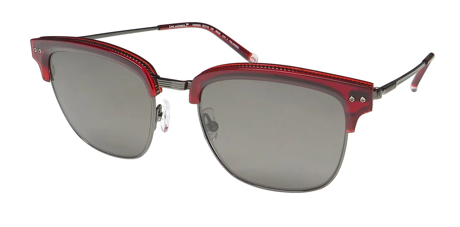 Morel Red Parker 90021c rg20 Sunglasses Red 53mm
