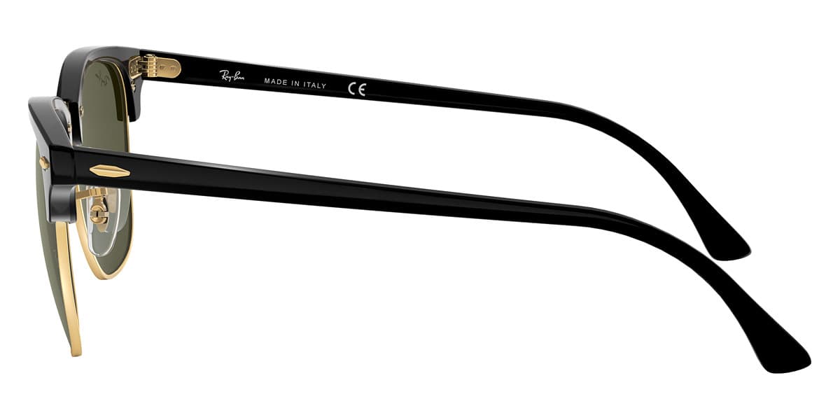 Ray-Ban CLUBMASTER RB3016 W0365 Sunglasses Black 51mm Men 3
