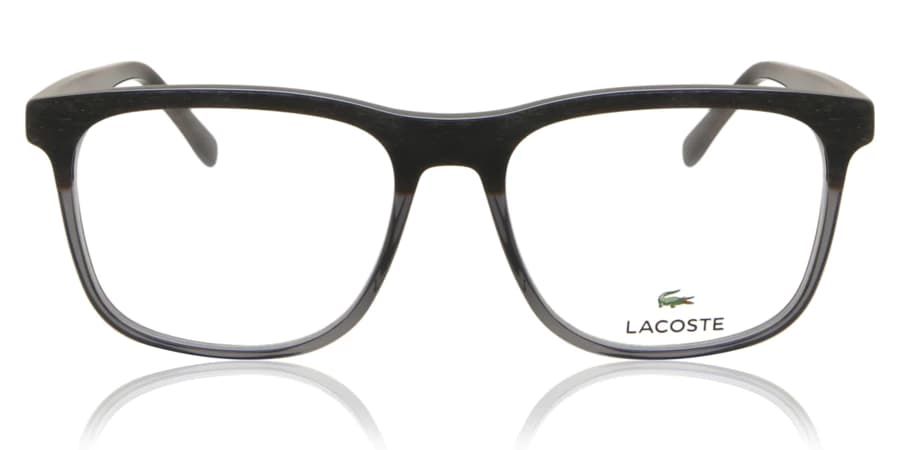 Lacoste L2849 035 Eyeglasses Transparent Grey Wood 54mm Men 2