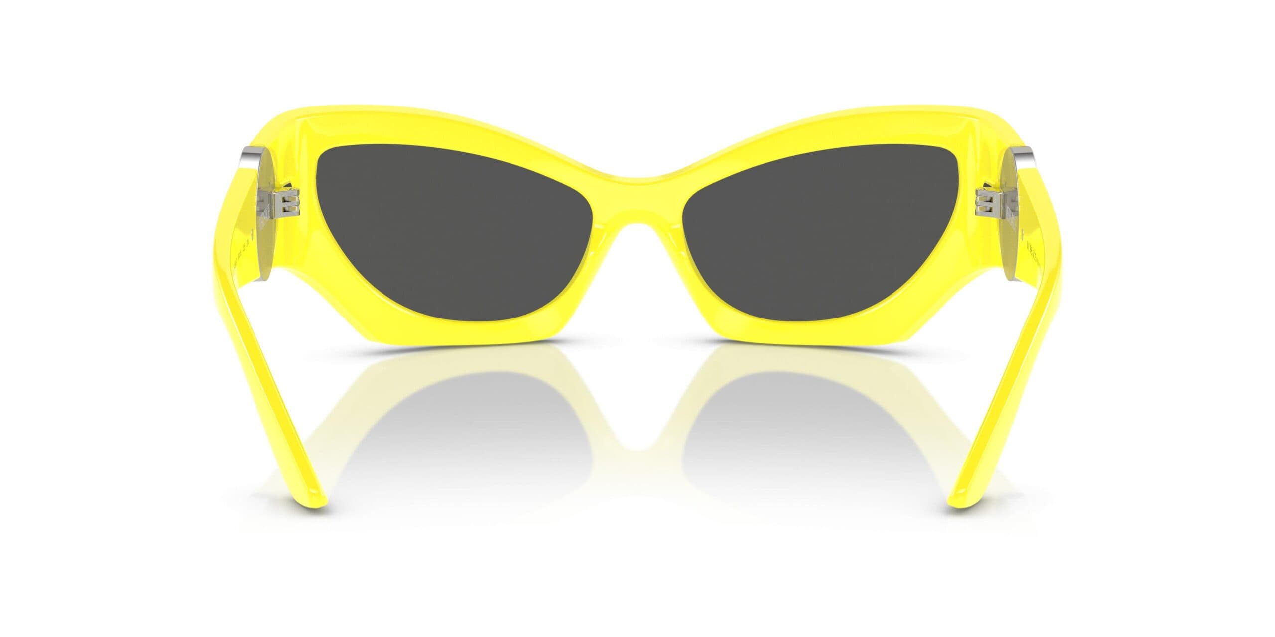 Versace 0VE4450 541887 Sunglasses Neon Yellow 60mm Women 4