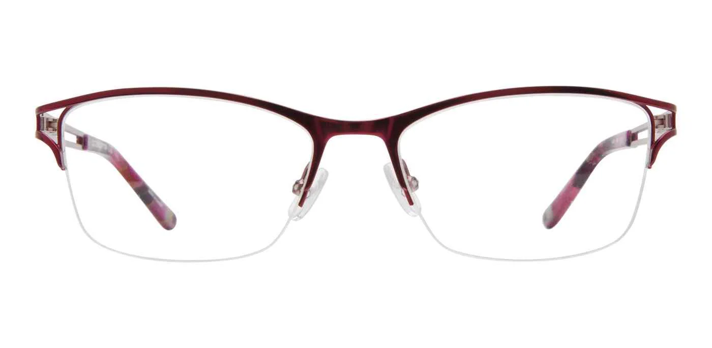 Liz Claiborne L 661 00T7 Eyeglasses Plum 54mm Women 2