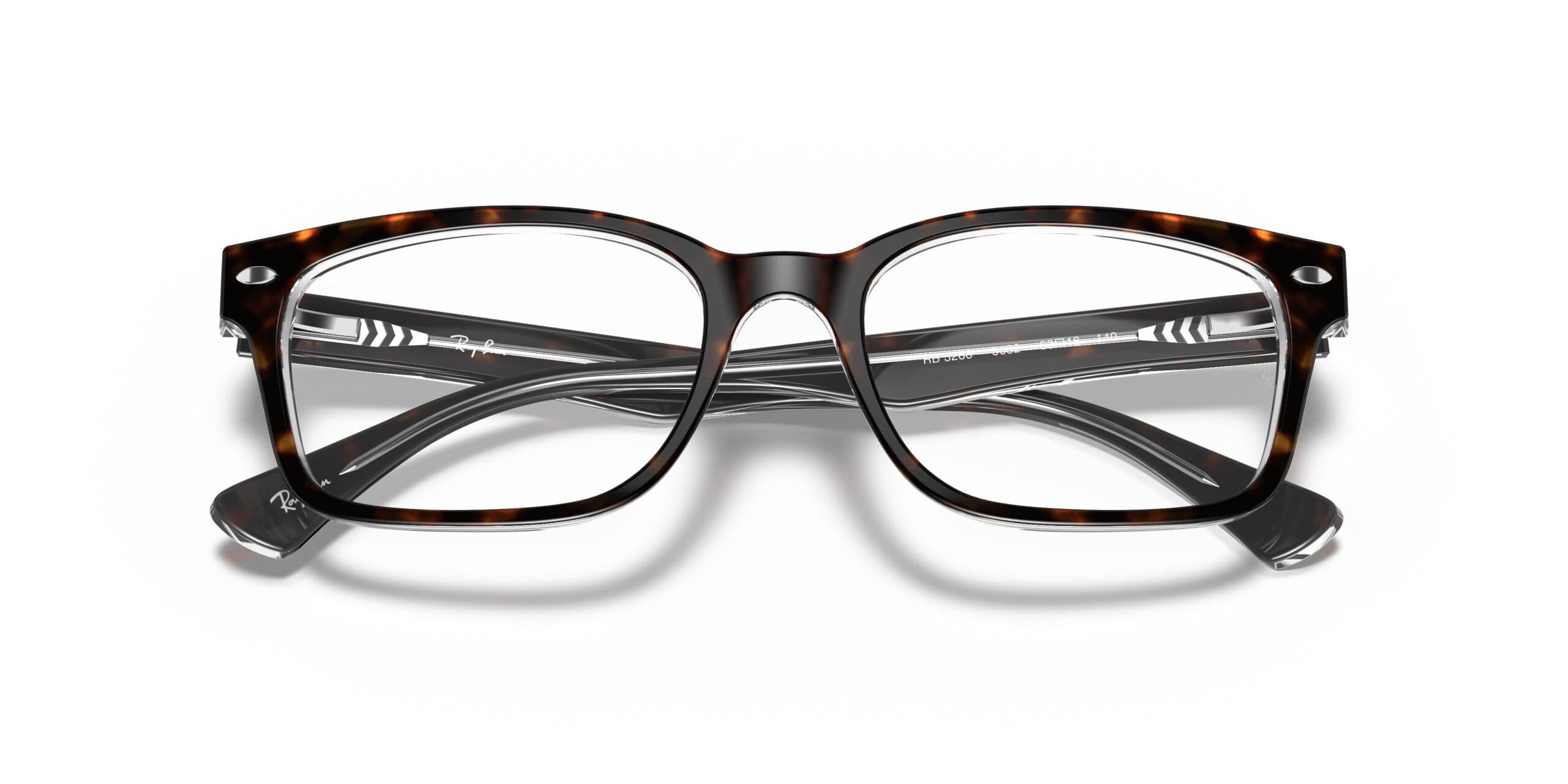 Ray-Ban RB5286 5082 Eyeglasses Brown 51mm Unisex 6