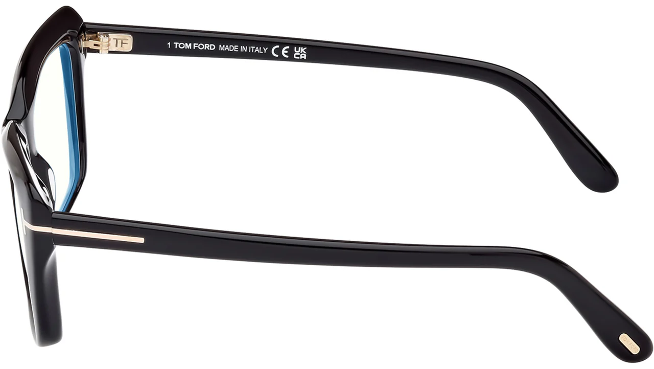 Tom Ford FT5894B 001 Eyeglasses Shiny Black 56mm Women 4