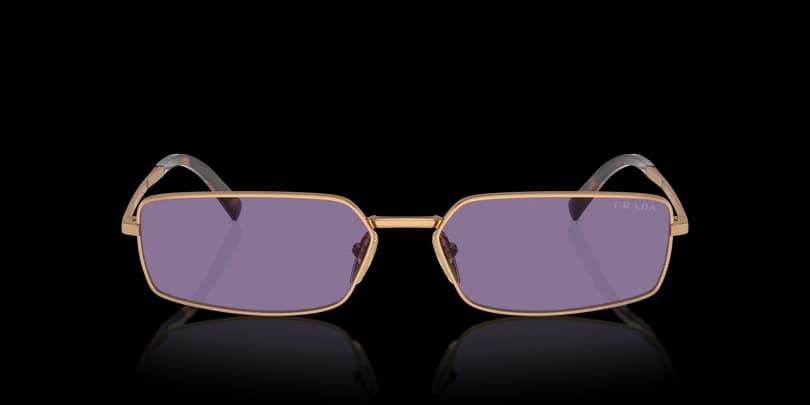 Prada 0PR A60S 7OE01O Sunglasses Brass 59mm Unisex 2