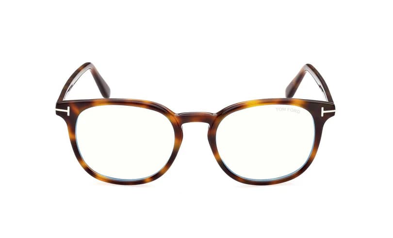 Tom Ford FT5819B 053 Eyeglasses Blonde Havana 52mm Men 2